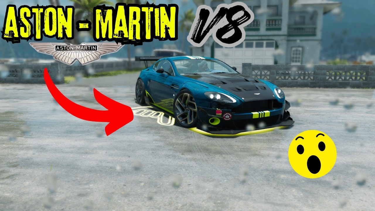 Modified & Tuned😱 Aston-Martin V8🔥| The Crew Motorfest |