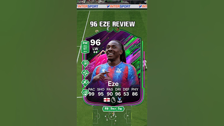 96 Eze Review in EA FC 25, he's amazing in-game (IRL too) 😎 #shorts #short #fc25 #eafc25 #eze