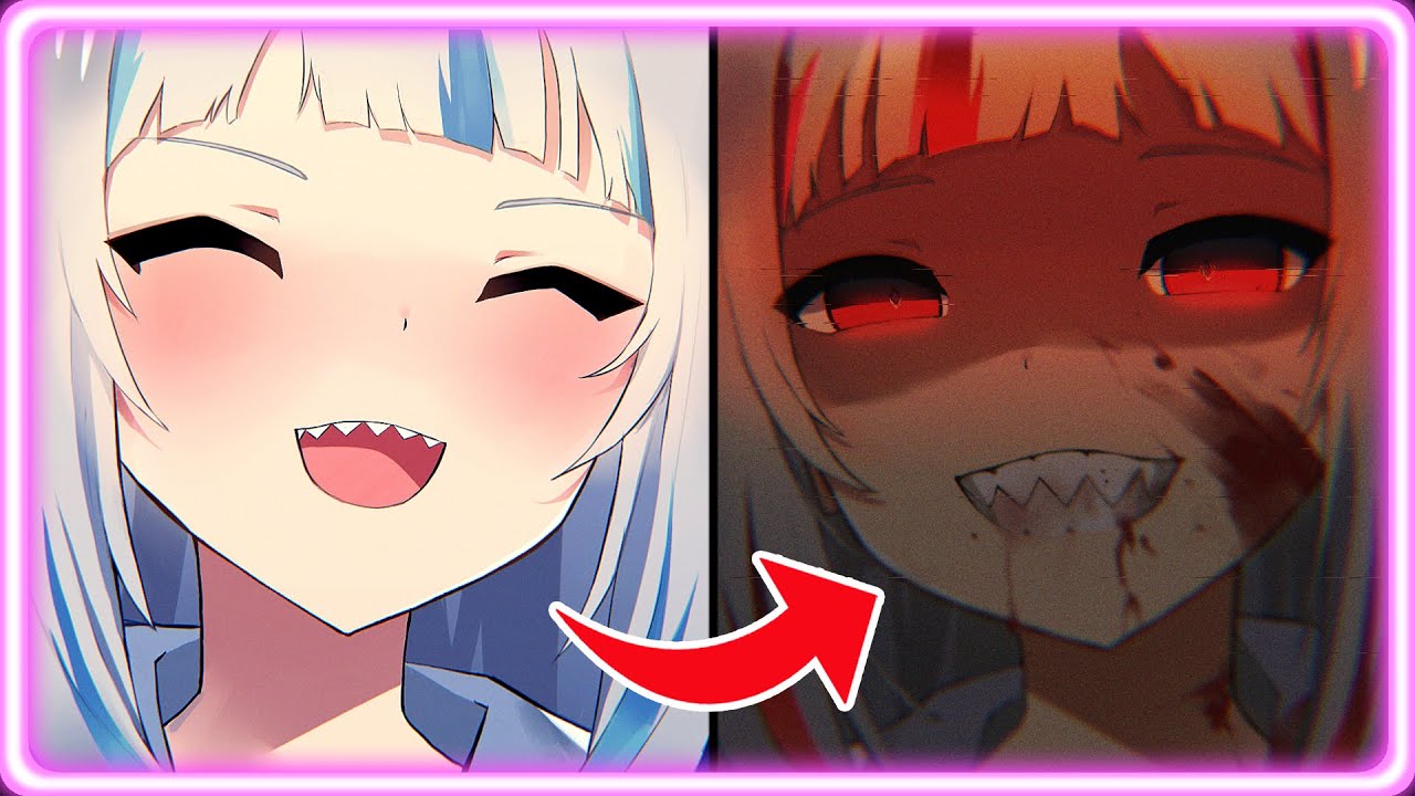 When Gawr suddenly shows up in Gura's stream...