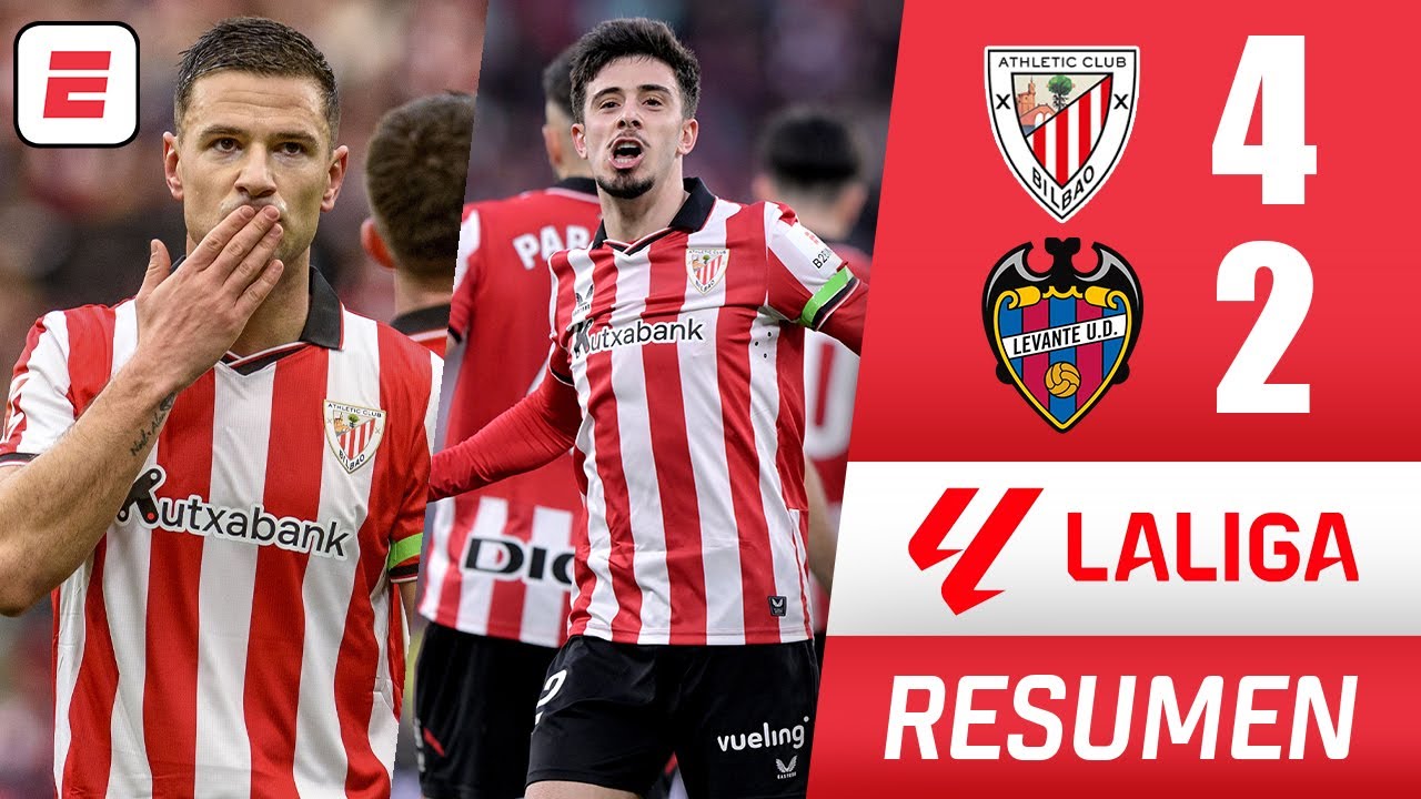 Athletic Club se quedó con el triunfo ante Levante en un partidazo con ...