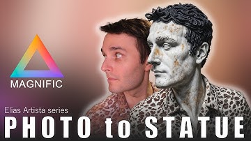 Turning yourself into a statue with Magnific AI