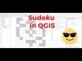 QGIS sudoku