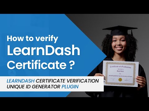 Verify LearnDash certificate With These 10 Amazing Features