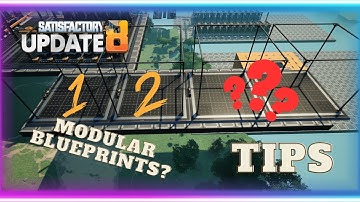 How to use Modular Blueprint and Factory | Tips and Tricks | Satisfactory 1.0