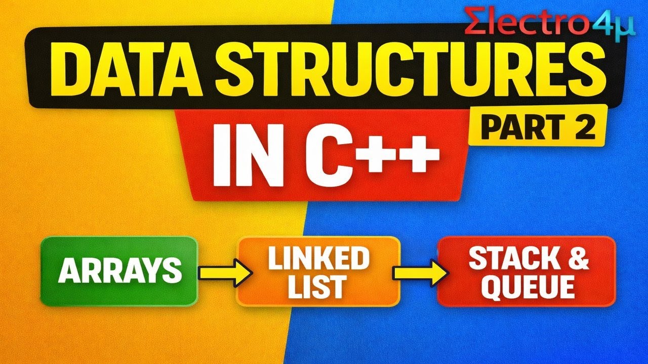 Arrays, Linked List & Stack Explained in C++ | Data Structures Part 2 ...