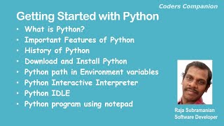 Getting Started with Python