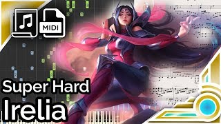 Irelia login theme ('Challenger' ver.) - League of Legends (Synthesia Piano Tutorial) chords