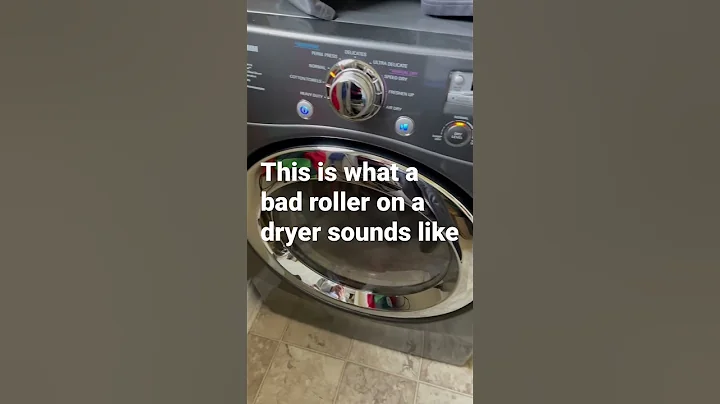 Bad roller sound on a LG dryer