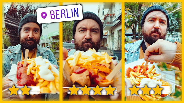 Wir TESTEN die 3 BESTEN CURRYWURST Läden in BERLIN