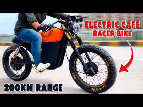 How To Build Electric Cafe Racer Bike At Home | 200Km Range | Electric Bike  | Creative Science - Youtube