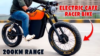 How to Build Electric Cafe Racer Bike at Home | 200km Range | Electric Bike | Creative Science