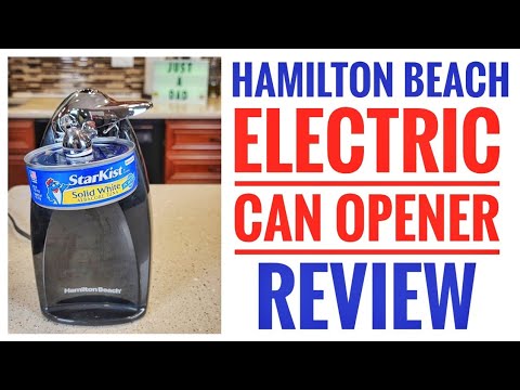 Hamilton Beach Black Electric Can Opener