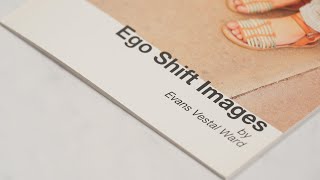 Artist edition of Ego Shift Images book page turn