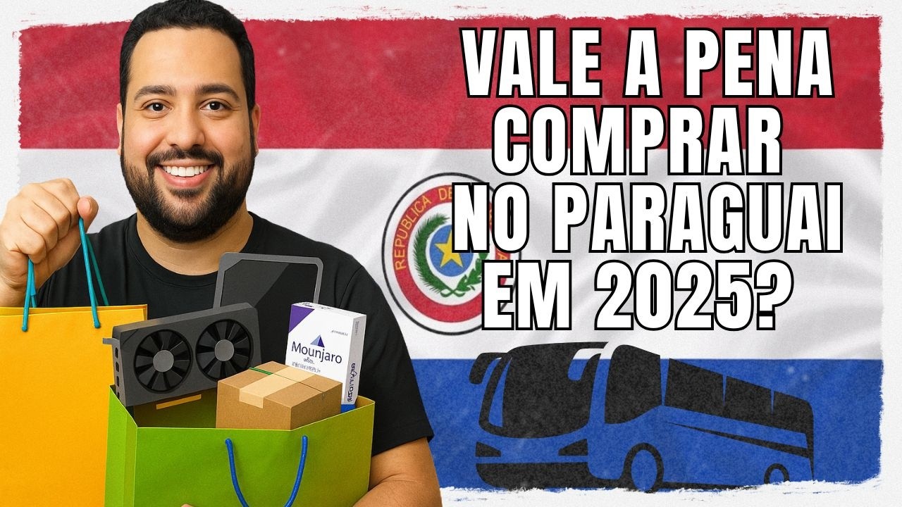 BATE E VOLTA DE ÔNIBUS AO PARAGUAI - Vale a Pena? Computador, Tablet e até Mounjaro eu Comprei!