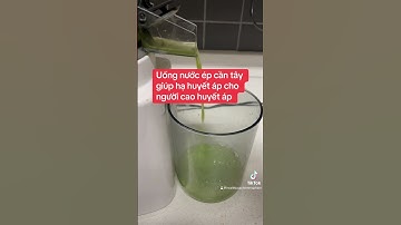Uống nước ép cần tây giúp hạ huyết áp cho người cao huyết áp #celeryjuice #huyetapcao