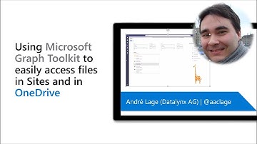 Using Microsoft Graph Toolkit to easily access files in Sites and in OneDrive