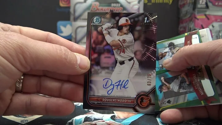 Lisa's  2022 Bowman Draft MLB Baseball Jumbo 2 Box...