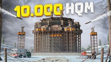 20,000 hour duo build an Unraidable HQM Base in Rust