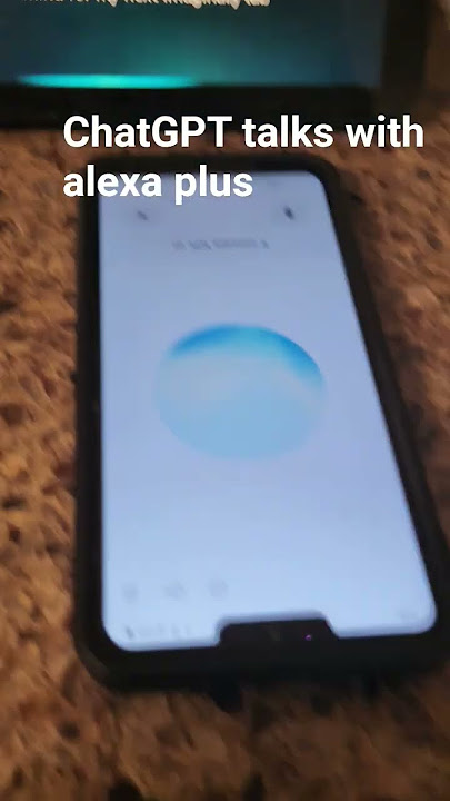 ChatGPT talks with new AI Assistant Alexa plus.