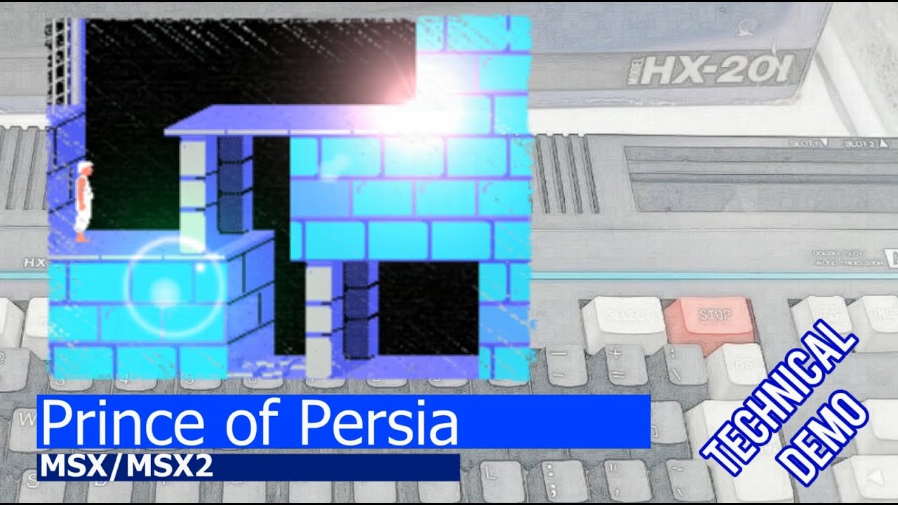 MSX/MSX2 -=Prince of Persia=- technical demo - YouTube