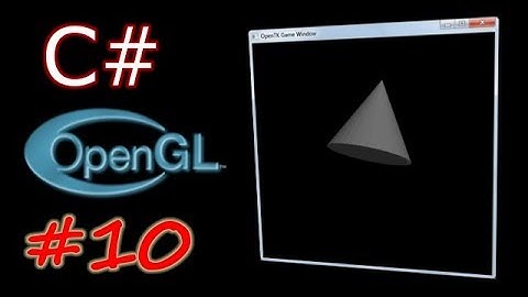 OpenGL and C# Tutorial | The OpenTK Library | Part - 10 | Approximating a Cone