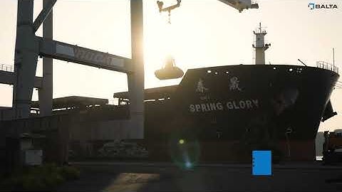 Delivery of LAM Coke in bulk from Poland - loading operations in Swinoujscie - MV Spring Glory