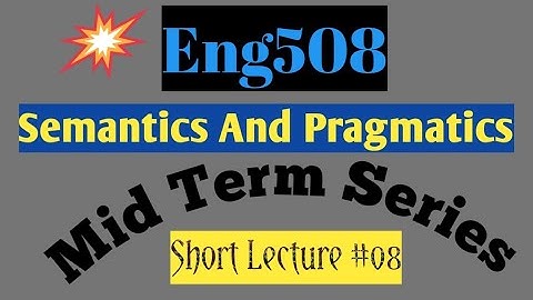 ||Eng508||Lesson 08||Midterm Series||Short Lectures||@Study with Awan