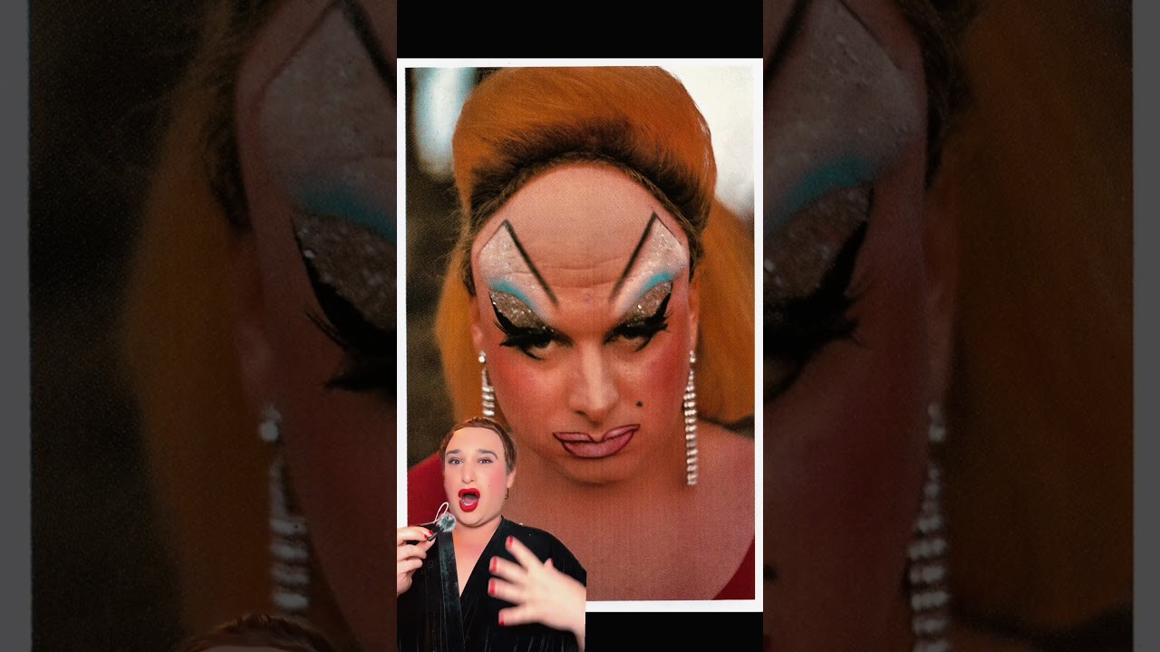 The makeup evolution of a drag icon 🎞️💋 