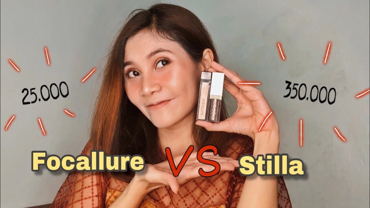 REVIEW FOCALLURE LIQUID EYESHADOW GLITTER vs STILLA EYESHADOW GLITTER | battle and WOW