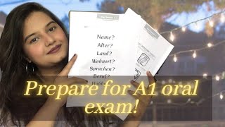 HOW TO SCORE FULL MARKS IN GERMAN A1 ORAL EXAM | GOETHE ZERTIFIKAT A1 | START DEUTSCH A1