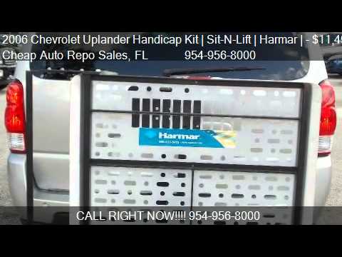 2006 Chevrolet Uplander Handicap Kit | Sit-N-Lift | Harmar | - YouTube