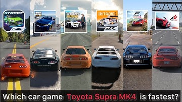 Supra MK4 in CarX Street, Drive Zone Online, Carparking Multiplayer, CarX Drift Racing 2, FH5, AC