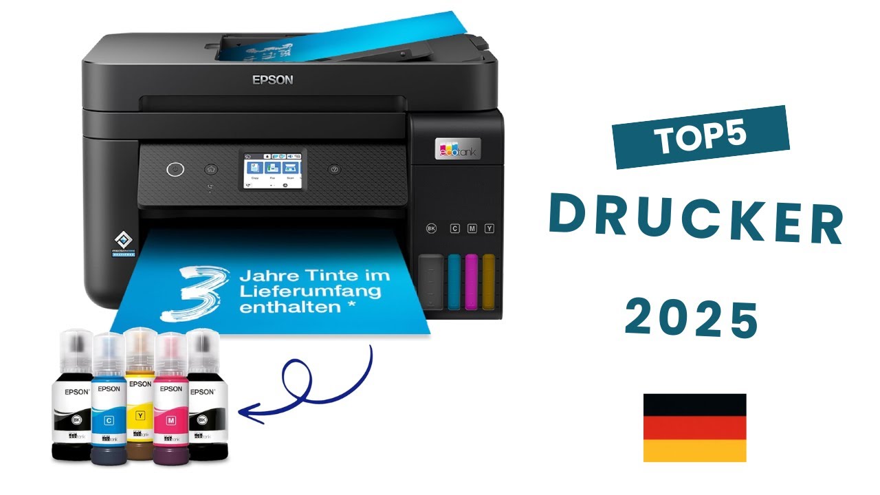 🟢 Die 5 besten Drucker 2025 im Test: Sparen bei jedem Druck!