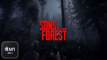 Sons of the Forest on Mac! - Dynamic Res OFF vs Dynamic Res ON - (M1 Max) (CrossOver 22 + GPTK)