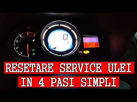 Cum resetezi interval service / ulei Renault Megane 3, Fluence in 4 pasi