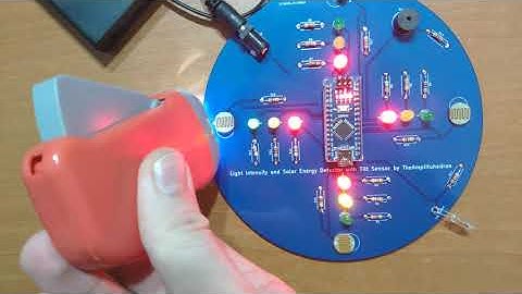 Demonstration | Light Intensity and Solar Energy Detector with Tilt Sensor