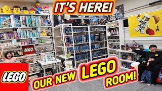 OUR ALL NEW FAMILY LEGO ROOM TOUR!