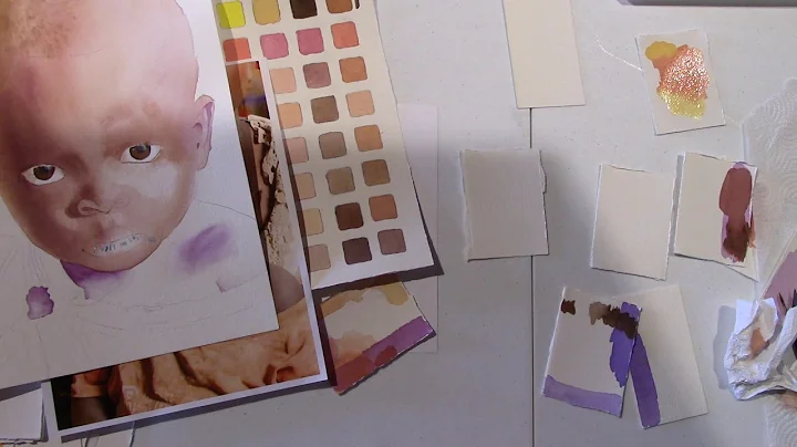 Watercolor Color Mixing for Skin Tones Using a Limited Palette WTWS Demo Part 2 of 3