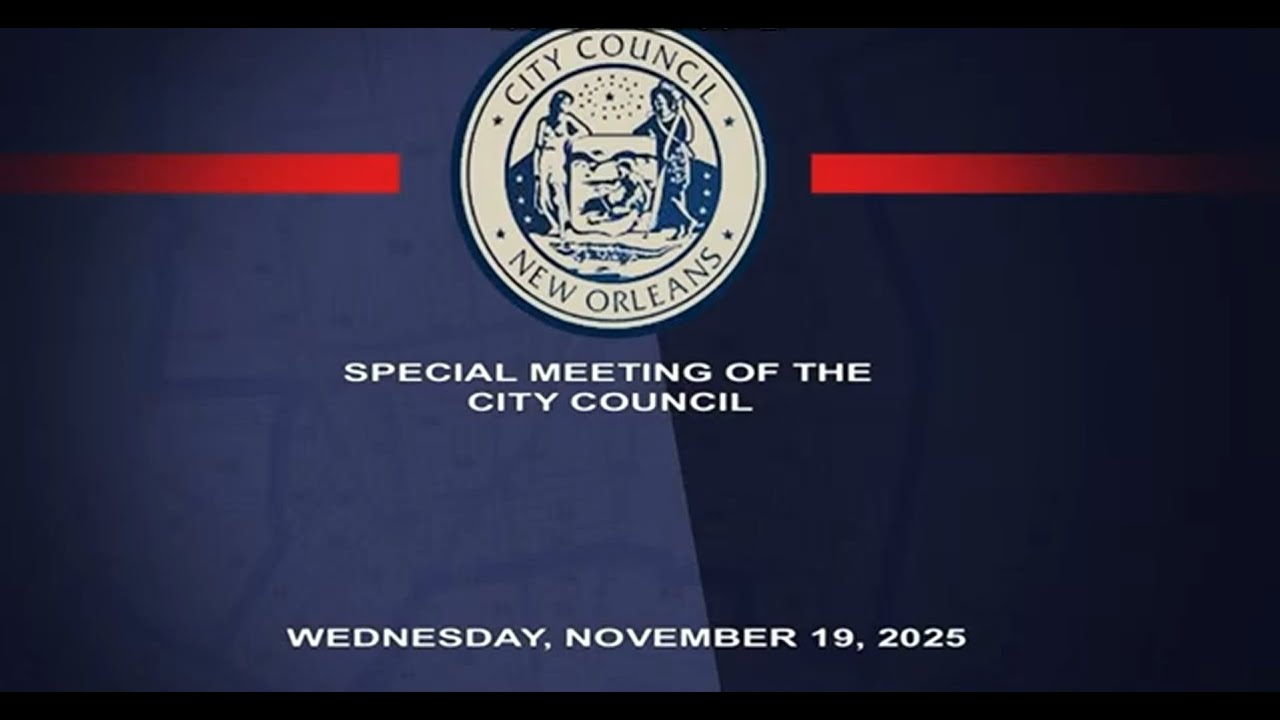Special Meeting of the City Council