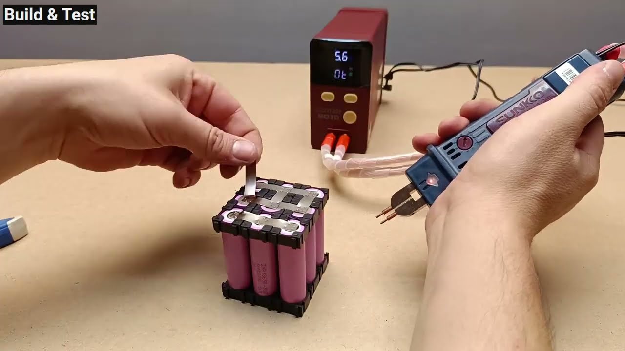 GLITTER 801D Spot Welder Unboxing and Quick Test | 3S3P Battery Pack Build