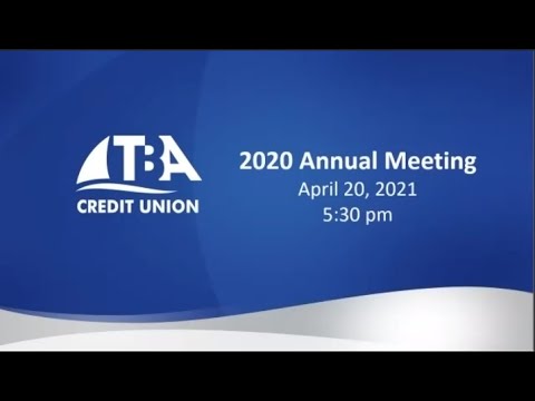 2020 TBA Credit Union Annual Meeting