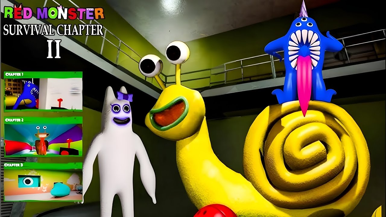 Red Monster Survival Chapter 2 - Gameplay Walkthrough - Updated Chapters 1,2, (Android, iOS)