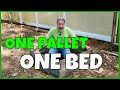 How to make a pallet raised bed
