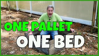 How to Make a Pallet Raised Bed