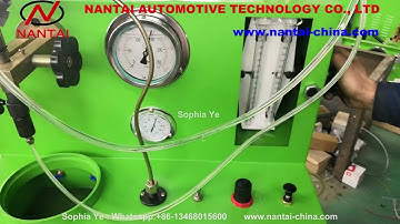 NANTAI PQ2000 common rail injector test bench/Banco de pruebas de inyector common rail