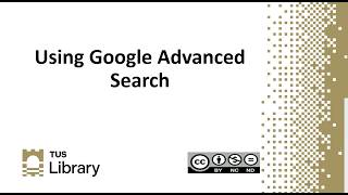 Google Advanced search