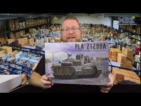 Video: Border Model BT022 ZTZ99A čínský hlavní bojový tank (1/35)