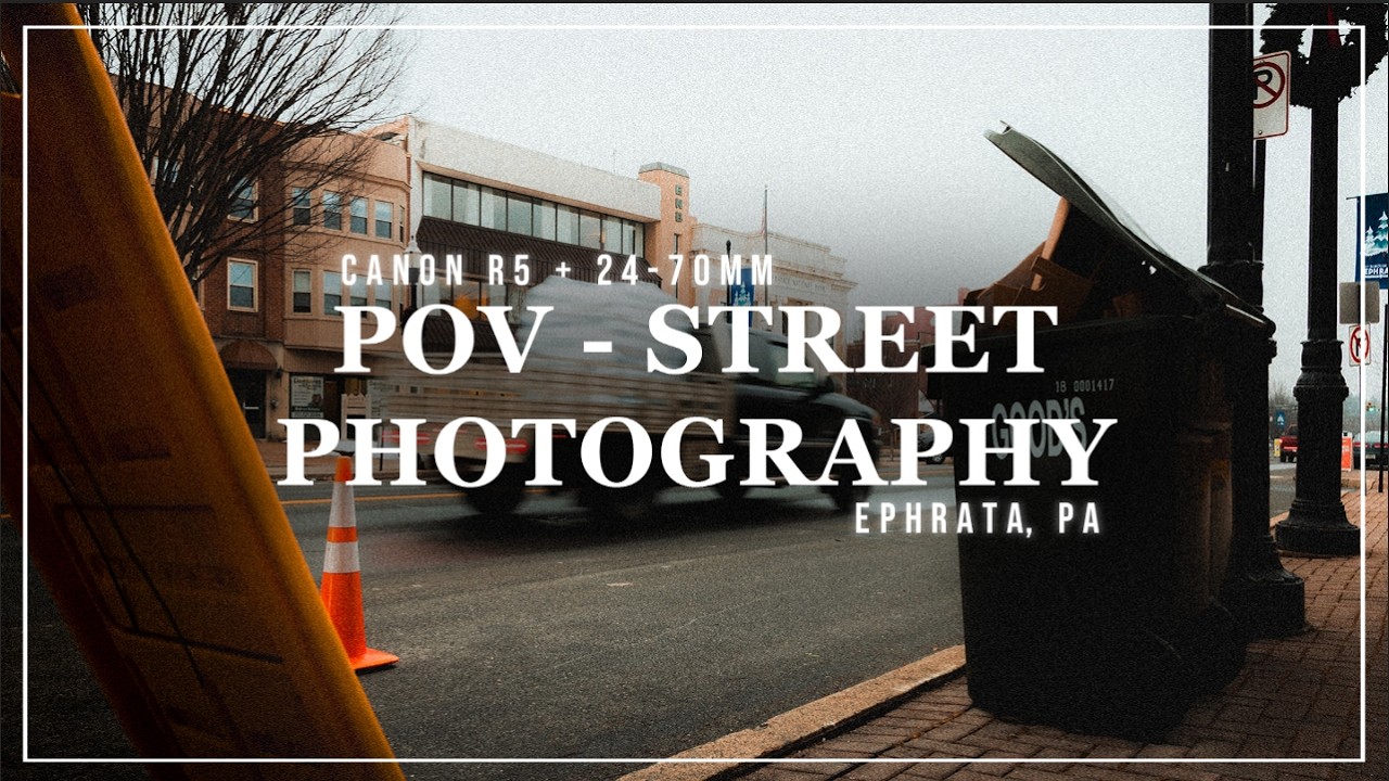 10 Minutes of Foggy Street Photography l Canon R5 + 24-70 F/2.8