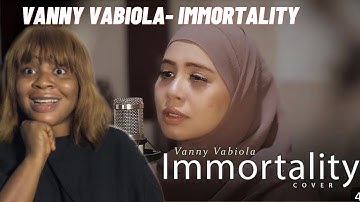 First Time Reaction to Vanny Vabiola - Immortality ( Celine Dion Cover)