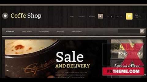 White Coffee Shop PrestaShop Theme by Ares PrestaShop TM by Wilburn Lionel